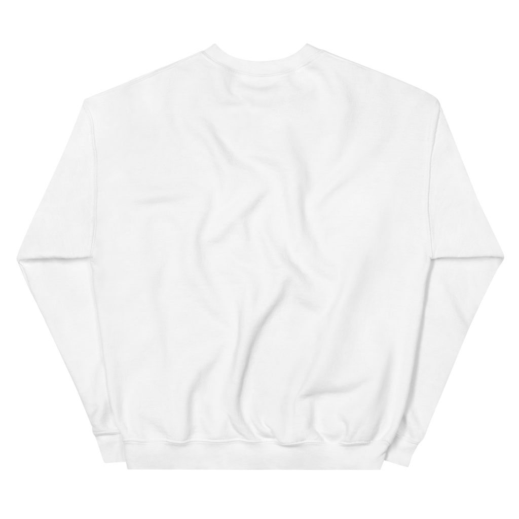 Primal Pulse Crew white back – Sasquatch Nation crewneck back view