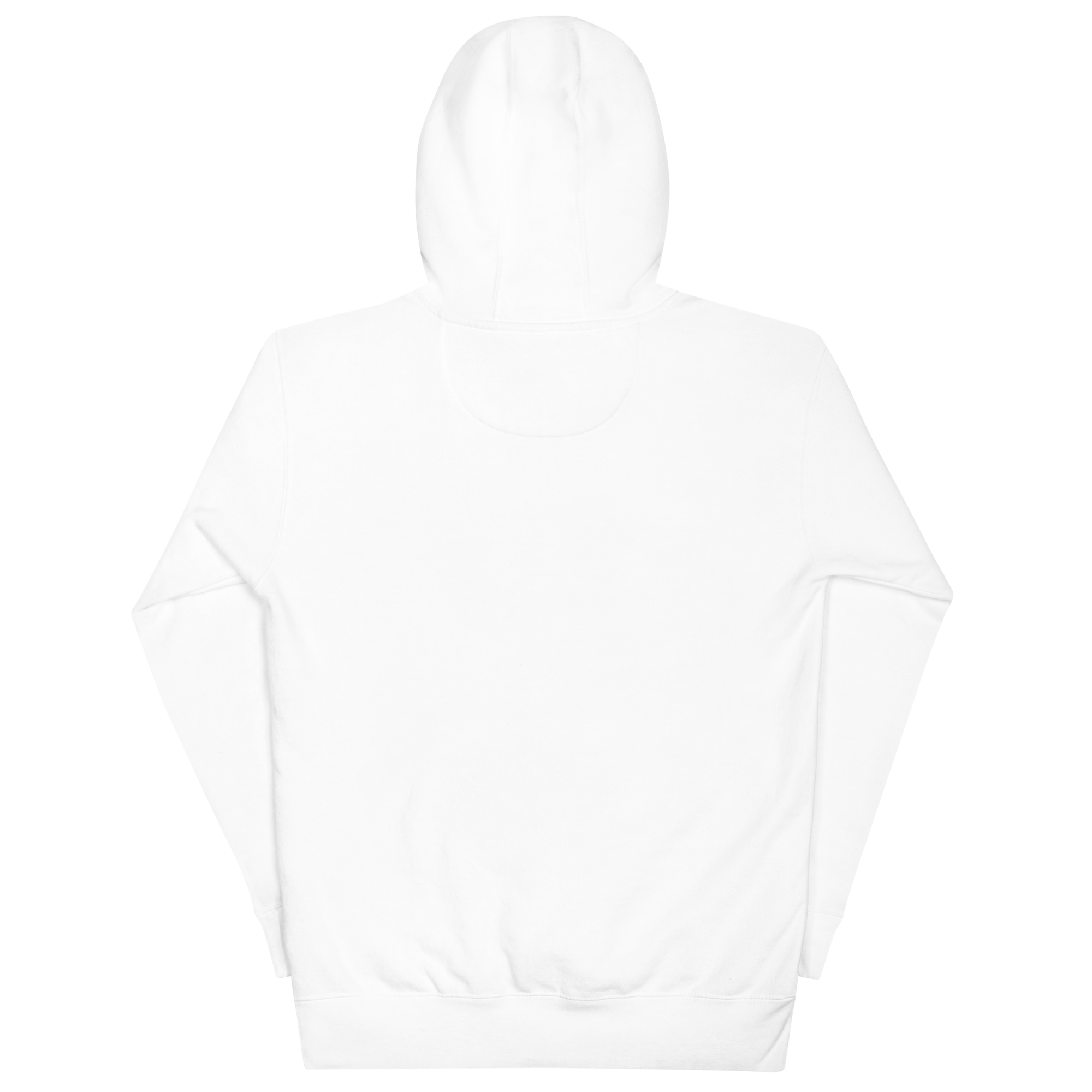 Off-Grid Hoodie white back – Sasquatch Nation hoodie white back view